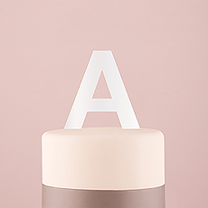 Monogram Cake Topper