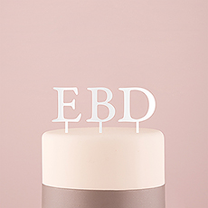 Initial Wedding Cake Toppers